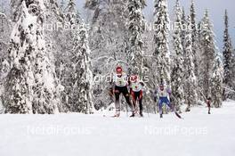 Cross-Country - FIS World Cup Cross Country men 4x10km relay - Gaellivare (SWE): Tobias Angerer GER, Jiri Magal CZE, Alexander Legkov RUS