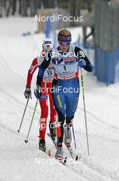 FIS Nordic World Ski Championchips - Cross Country 30 km C Mass start women - Sapporo (JPN) - 03.03.07: Virpi Kuitunen (FIN),  behind Kristin Stoermer Steira (NOR) 