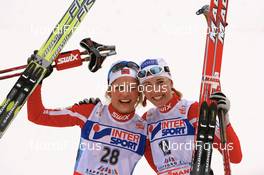 Cross-Country - FIS Nordic World Ski Championchips cross-country, ladies 30 km classical mass start, 03.03.07 - Sapporo (JPN): Therese Johaug (NOR), Kristin Stoermer Steira (NOR).