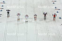 Ski Jumping - FIS Nordic World Ski Championchips - Cross Country Sprint - Sapporo (JPN) - 22.02.07: On the startline, in front Mats Larsson (SWE)