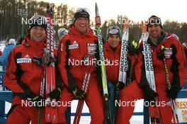 Cross-Country - FIS Nordic World Ski Championchips cross-country, relay men 4x10 km, 02.03.07 - Sapporo (JPN): Toni Livers (SUI), Reto Burgermeister (SUI), Gion Andrea Bundi (SUI), Curdin Perl (SUI).