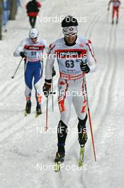 FIS Nordic World Ski Championchips - Cross Country 50 km C Mass start men - Sapporo (JPN) - 04.03.07: Brian McKeever (CAN)