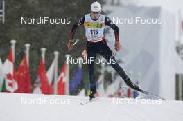 Cross-Country - FIS Nordic World Ski Championchips cross-country, menÇs 15 km free individual - Sapporo (JPN): Emmanuel Jonnier (FRA) 