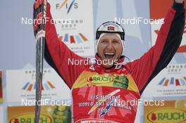 Cross-Country - FIS Nordic World Ski Championchips cross-country, menÇs 15 km free individual - Sapporo (JPN): Lars Berger NOR