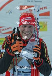 Cross-Country - FIS World Cup Cross Country  - Tour de Ski - Final Climb Pursuit - Handicap-Start - Free Technique - Val di Fiemme (ITA) - Jan 7, 2007: Tobias Angerer (GER), overall winner of the Tour de Ski