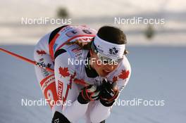 Cross-Country - FIS Nordic World Ski Championchips cross-country, relay women 4x5 km, 01.03.07 - Sapporo (JPN): Chandra Crawford (CAN).