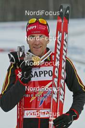 Ski Jumping - FIS Nordic World Ski Championchips - Nordic Combined Individual 15 km - Sapporo (JPN) - 03.03.07: Winner Ronny Ackermann (GER)
