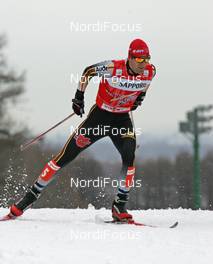 Ski Jumping - FIS Nordic World Ski Championchips - Nordic Combined Individual 15 km - Sapporo (JPN) - 03.03.07: Ronny Ackermann (GER)
