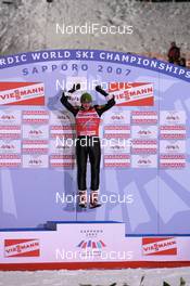 Ski Jumping - FIS Nordic World Ski Championchips ski jumping, individual small hill HS 100, 03.03.2007 - Sapporo (JPN): Adam Malysz (POL).