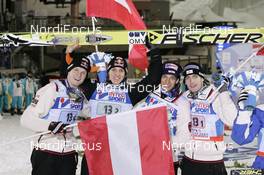 Ski Jumping - FIS Nordic World Ski Championchips ski jumping, large hill team - Sapporo (JPN): fl Thomas Morgenstern, Gregor Schlierenzauer, Andreas Kofler, Wolfgang Loitzl