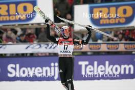 Ski Jumping - FIS Nordic World Cup Ski jumping, flying hill individual, 24.03.2007 - Planica(SLO): Robert Kranjec (SLO) 