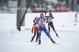 29.11.2007, Kontiolahti, Finland (FIN): Natalia Guseva (RUS) - IBU world cup biathlon, individual women, Kontiolahti (FIN). www.nordicfocus.com. c Manzoni/NordicFocus. Every downloaded picture is fee-liable.