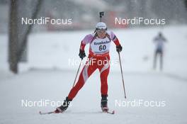 29.11.2007, Kontiolahti, Finland (FIN): Nathalie Santer-Bjoerndalen (BEL)  - IBU world cup biathlon, individual women, Kontiolahti (FIN). www.nordicfocus.com. c Manzoni/NordicFocus. Every downloaded picture is fee-liable.
