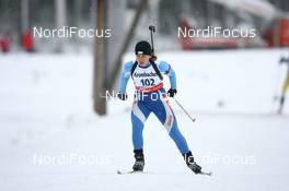 29.11.2007, Kontiolahti, Finland (FIN): Irina Mozhevitina (KAZ) - IBU world cup biathlon, individual women, Kontiolahti (FIN). www.nordicfocus.com. c Manzoni/NordicFocus. Every downloaded picture is fee-liable.
