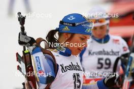 29.11.2007, Kontiolahti, Finland (FIN): Elisabeth Hoegberg (SWE) - IBU world cup biathlon, individual women, Kontiolahti (FIN). www.nordicfocus.com. c Manzoni/NordicFocus. Every downloaded picture is fee-liable.