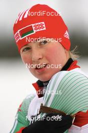29.11.2007, Kontiolahti, Finland (FIN): Darya Domracheva (BLR) - IBU world cup biathlon, individual women, Kontiolahti (FIN). www.nordicfocus.com. c Manzoni/NordicFocus. Every downloaded picture is fee-liable.