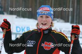 28.11.2007, Kontiolahti, Finland (FIN): Martina Glagow (GER)  - IBU world cup biathlon, individual women, training, Kontiolahti (FIN). www.nordicfocus.com. c Manzoni/NordicFocus. Every downloaded picture is fee-liable.