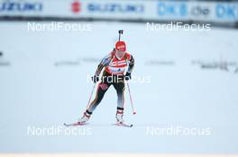 02.12.2007, Kontiolahti, Finland (FIN): Andrea Henkel (GER) - IBU world cup biathlon, pursuit women, Kontiolahti (FIN). www.nordicfocus.com. c Manzoni/NordicFocus. Every downloaded picture is fee-liable.