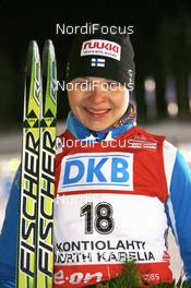 30.11.2007, Kontiolahti, Finland (FIN): Kaisa Varis (FIN) - IBU world cup biathlon, sprint women, Kontiolahti (FIN). www.nordicfocus.com. c Manzoni/NordicFocus. Every downloaded picture is fee-liable.