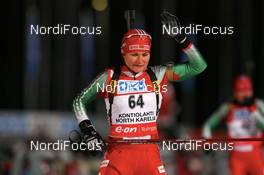 30.11.2007, Kontiolahti, Finland (FIN): Liudmila Ananko (BLR) - IBU world cup biathlon, sprint women, Kontiolahti (FIN). www.nordicfocus.com. c Manzoni/NordicFocus. Every downloaded picture is fee-liable.