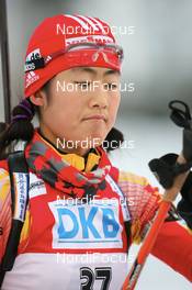 30.11.2007, Kontiolahti, Finland (FIN): Yuping Jia (CHN)- IBU world cup biathlon, sprint women, Kontiolahti (FIN). www.nordicfocus.com. c Manzoni/NordicFocus. Every downloaded picture is fee-liable.