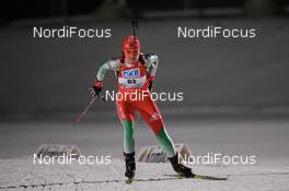 30.11.2007, Kontiolahti, Finland (FIN): Olga Kudrashova (BLR) - IBU world cup biathlon, sprint women, Kontiolahti (FIN). www.nordicfocus.com. c Manzoni/NordicFocus. Every downloaded picture is fee-liable.