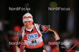 30.11.2007, Kontiolahti, Finland (FIN): Simone Denkinger (GER) - IBU world cup biathlon, sprint women, Kontiolahti (FIN). www.nordicfocus.com. c Manzoni/NordicFocus. Every downloaded picture is fee-liable.