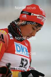 30.11.2007, Kontiolahti, Finland (FIN): Qiao Yin (CHN) - IBU world cup biathlon, sprint women, Kontiolahti (FIN). www.nordicfocus.com. c Manzoni/NordicFocus. Every downloaded picture is fee-liable.
