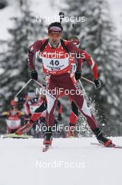 08.12.2007, Hochfilzen (AUT): Ilmar Bricis (LAT) - IBU World Cup biathlon, pursuit men - Hochfilzen (AUT). www.nordicfocus.com. c Furtner/NordicFocus. Every downloaded picture is fee-liable.