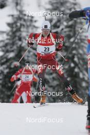 08.12.2007, Hochfilzen (AUT): Jean Philippe Leguellec (CAN) - IBU World Cup biathlon, pursuit men - Hochfilzen (AUT). www.nordicfocus.com. c Furtner/NordicFocus. Every downloaded picture is fee-liable.