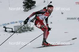 08.12.2007, Hochfilzen (AUT): Simon Hallenbarter (SUI) - IBU World Cup biathlon, pursuit men - Hochfilzen (AUT). www.nordicfocus.com. c Furtner/NordicFocus. Every downloaded picture is fee-liable.