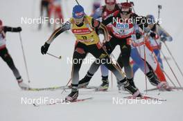 08.12.2007, Hochfilzen (AUT): l-r: Martina Glagow (GER), Magdalena Neuner (GER) - IBU World Cup biathlon, pursuit women - Hochfilzen (AUT). www.nordicfocus.com. c Furtner/NordicFocus. Every downloaded picture is fee-liable.