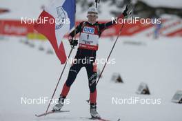 08.12.2007, Hochfilzen (AUT): Sandrine Bailly (FRA) - IBU World Cup biathlon, pursuit women - Hochfilzen (AUT). www.nordicfocus.com. c Furtner/NordicFocus. Every downloaded picture is fee-liable.