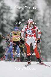 08.12.2007, Hochfilzen (AUT): Eveli Saue (EST) - IBU World Cup biathlon, pursuit women - Hochfilzen (AUT). www.nordicfocus.com. c Furtner/NordicFocus. Every downloaded picture is fee-liable.
