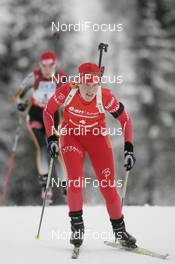08.12.2007, Hochfilzen (AUT): Tora Berger (NOR) - IBU World Cup biathlon, pursuit women - Hochfilzen (AUT). www.nordicfocus.com. c Furtner/NordicFocus. Every downloaded picture is fee-liable.