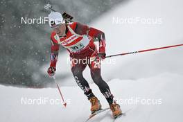 09.12.2007, Hochfilzen (AUT): Jean Philippe Leguellec (CAN) - IBU World Cup biathlon, relay men - Hochfilzen (AUT). www.nordicfocus.com. c Furtner/NordicFocus. Every downloaded picture is fee-liable.