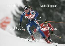 09.12.2007, Hochfilzen (AUT): Christian Martinelli (ITA)  - IBU World Cup biathlon, relay men - Hochfilzen (AUT). www.nordicfocus.com. c Furtner/NordicFocus. Every downloaded picture is fee-liable.