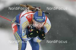 09.12.2007, Hochfilzen (AUT): Mattias Nilsson jr (SWE) - IBU World Cup biathlon, relay men - Hochfilzen (AUT). www.nordicfocus.com. c Furtner/NordicFocus. Every downloaded picture is fee-liable.