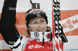 09.12.2007, Hochfilzen (AUT): Martina Glagow (GER) - IBU World Cup biathlon, relay women - Hochfilzen (AUT). www.nordicfocus.com. c Furtner/NordicFocus. Every downloaded picture is fee-liable.