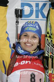 09.12.2007, Hochfilzen (AUT): Elisabeth Hoegberg (SWE) - IBU World Cup biathlon, relay women - Hochfilzen (AUT). www.nordicfocus.com. c Furtner/NordicFocus. Every downloaded picture is fee-liable.