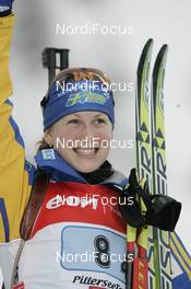 09.12.2007, Hochfilzen (AUT): Helena Jonsson (SWE) - IBU World Cup biathlon, relay women - Hochfilzen (AUT). www.nordicfocus.com. c Furtner/NordicFocus. Every downloaded picture is fee-liable.