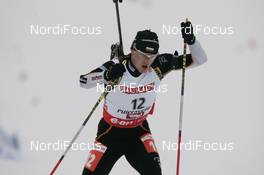 07.12.2007, Hochfilzen (AUT): Michail Kletcherov (BUL)  - IBU World Cup biathlon, sprint men - Hochfilzen (AUT). www.nordicfocus.com. c Furtner/NordicFocus. Every downloaded picture is fee-liable.