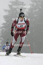 07.12.2007, Hochfilzen (AUT): Edgars Piksons (LAT) - IBU World Cup biathlon, sprint men - Hochfilzen (AUT). www.nordicfocus.com. c Furtner/NordicFocus. Every downloaded picture is fee-liable.