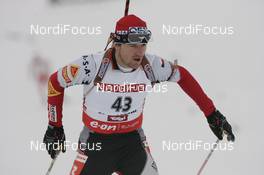 07.12.2007, Hochfilzen (AUT): Zdenek Vitek (CZE)  - IBU World Cup biathlon, sprint men - Hochfilzen (AUT). www.nordicfocus.com. c Furtner/NordicFocus. Every downloaded picture is fee-liable.