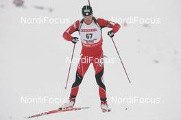 07.12.2007, Hochfilzen (AUT): Fritz Pinter (AUT) -  IBU World Cup biathlon, sprint men - Hochfilzen (AUT). www.nordicfocus.com. c Furtner/NordicFocus. Every downloaded picture is fee-liable.