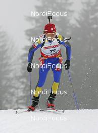 07.12.2007, Hochfilzen (AUT): Vyacheslav Derkach (UKR)  - IBU World Cup biathlon, sprint men - Hochfilzen (AUT). www.nordicfocus.com. c Furtner/NordicFocus. Every downloaded picture is fee-liable.
