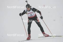 07.12.2007, Hochfilzen (AUT): Krasimir Anev (BUL) - IBU World Cup biathlon, sprint men - Hochfilzen (AUT). www.nordicfocus.com. c Furtner/NordicFocus. Every downloaded picture is fee-liable.
