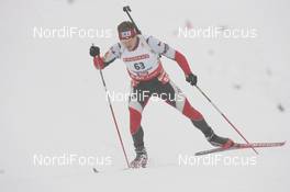 07.12.2007, Hochfilzen (AUT): Michal Slesingr (CZE) - IBU World Cup biathlon, sprint men - Hochfilzen (AUT). www.nordicfocus.com. c Furtner/NordicFocus. Every downloaded picture is fee-liable.
