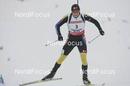 07.12.2007, Hochfilzen (AUT): Andriy Deryzemlya (UKR) - IBU World Cup biathlon, sprint men - Hochfilzen (AUT). www.nordicfocus.com. c Furtner/NordicFocus. Every downloaded picture is fee-liable.