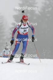 07.12.2007, Hochfilzen (AUT): Anna Kunaeva (RUS) - IBU World Cup biathlon, sprint women - Hochfilzen (AUT). www.nordicfocus.com. c Furtner/NordicFocus. Every downloaded picture is fee-liable.